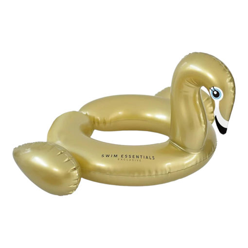 Picture of INFLATABLE RING GOLD SWAN 55CM
